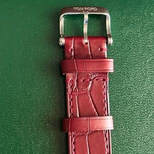 Tom Ford (Cherry) Alligator Leather Watch Strap